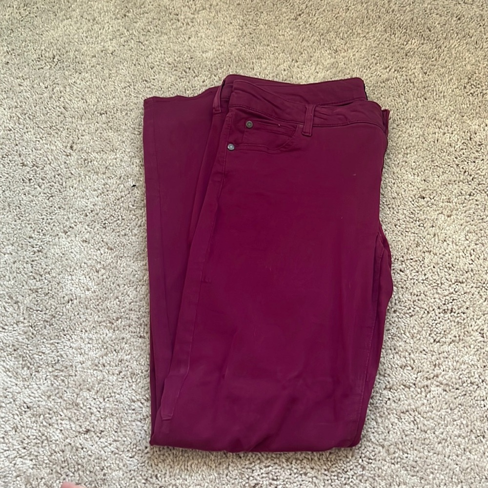 Fuchsia jeans